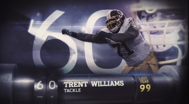 Trent Williams Named Number 60