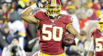 Redskins Release Rob Jackson; First Roster Cutdown to 75 is Underway