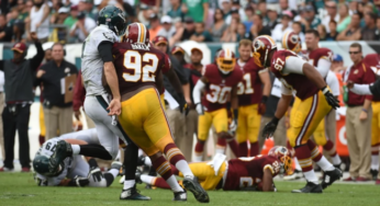 Chris Baker Will not be Suspended After hit on Foles Ruled Legal