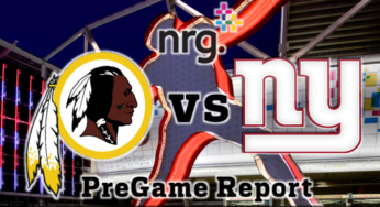 NRG Energy Pre-Game Report – Redskins vs Giants Week 4