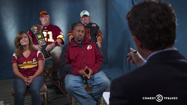 An Inside Look at the Daily Show's "Redskins Experience"