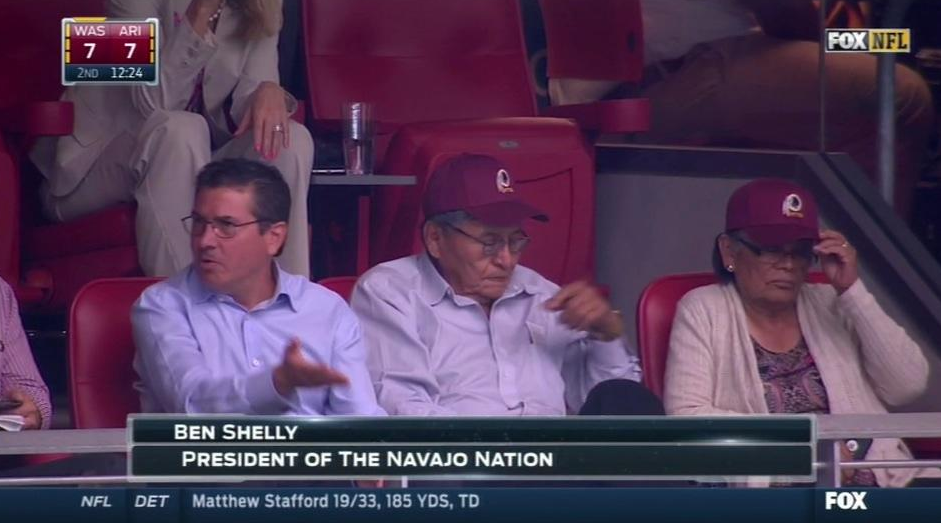 Daniel Snyder Watched the Cardinals Game With the President of Navajo Nation