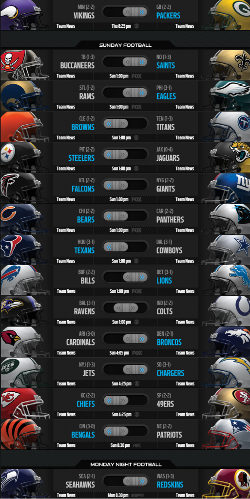 nfl week 5 picks