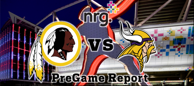 NRG Energy Pre-Game Report - Redskins vs Vikings Week 9