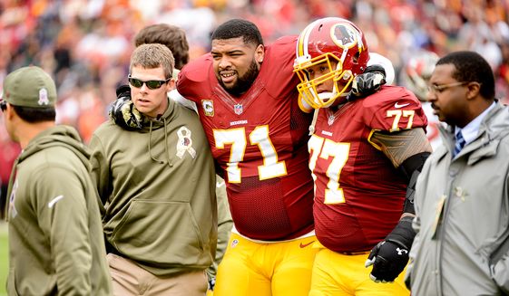Redskins Inactive List for Week 12; Trent Williams & David Amerson Will not Play