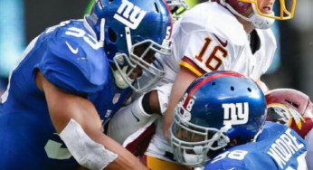 Colt McCoy Exits Game After 1 Drive, RGIII Takes Over at QB