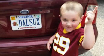 Redskins License Plate Collection