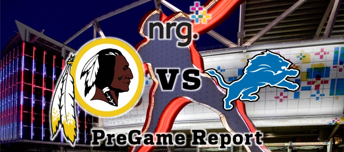 NRG Energy Pre-Game Report - Redskins vs Lions Preseason Week 7