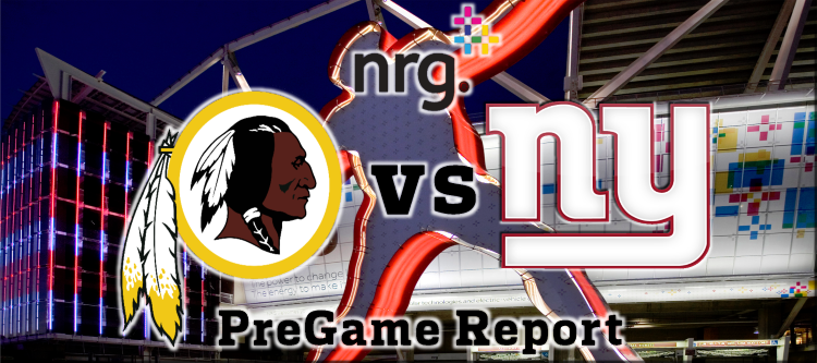 NRG Energy Pre-Game Report - Redskins vs Giants Week 3