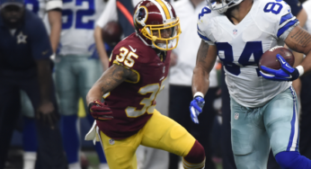 Redskins Sign Dashaun Phillips to Practice Squad; Release Carlos Fields
