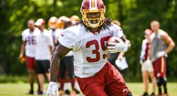 Redskins Injury Report: RB Keith Marshall Tore Right Patellar Tendon, Out for Season