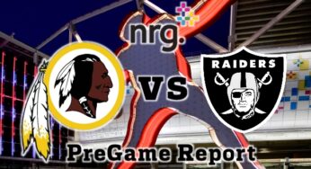 HTTR4LIFE Pre-Game Report – Redskins vs Raiders Week 3
