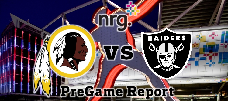 HTTR4LIFE Pre-Game Report - Redskins vs Raiders Week 3