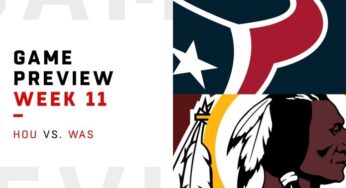 HTTR4LIFE Pre-Game Report – Redskins vs Texans Week 11