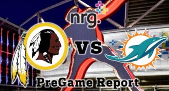 HTTR4LIFE Pre-Game Report – Redskins vs Dolphins Week 6