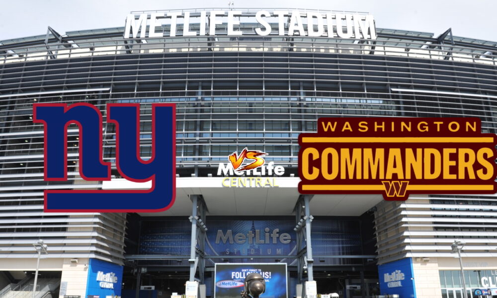 NY Giants vs. Washington Commanders – MLCVB – The Meadowlands Liberty  Convention Visitors Bureau